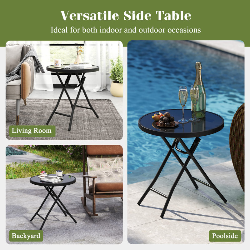 Round Outdoor Coffee Table