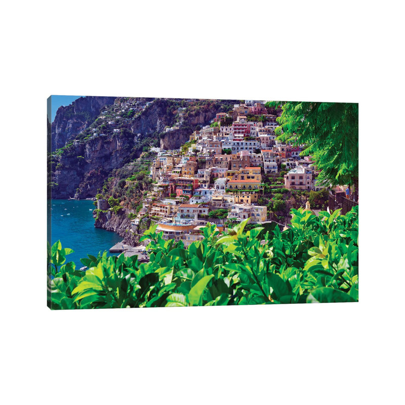 Positano Southern Italy by Zoe Schumacher - Wrapped Canvas Print, 20.32 cm H x 30.48 cm W