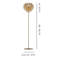 Giogali Floor Lamp Crystal Amber Matt Bronze 1 E26 Ul 1-538852320-538852323