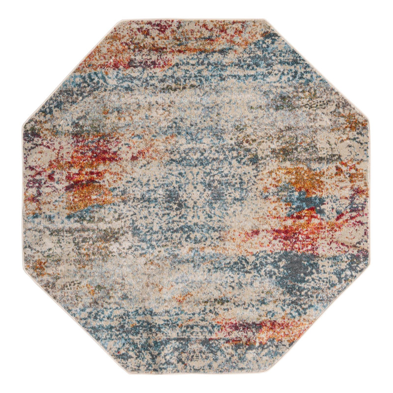 Folmar Oriental Indoor Rug, Octagon 5' x 5'