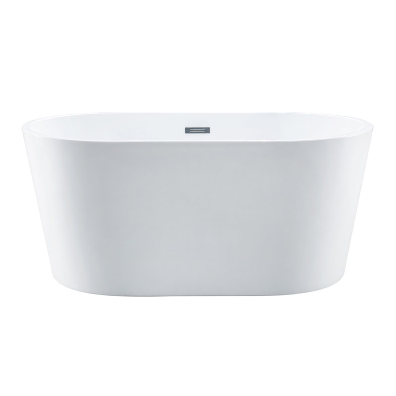 28" x 60" Freestanding Soaking Acrylic Bathtub