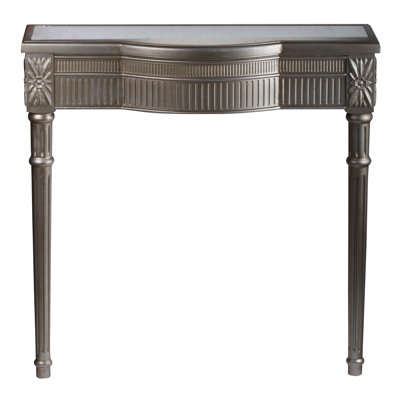 Mcniel 36.2'' Glass Top Console Table