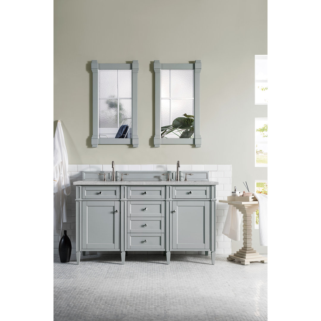 Dussault 60'' Double Bathroom Vanity with Top Darby Home Co Base 