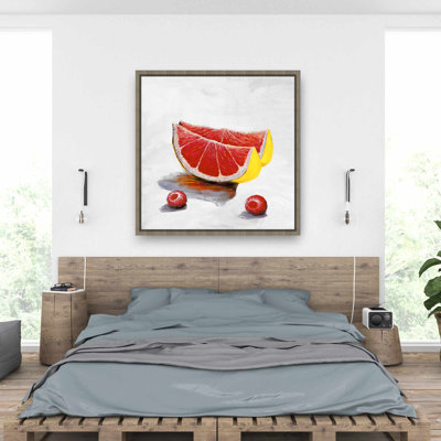 Grapefruit Slices - Art contemporain sur toile pour cuisine
