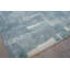 Papyrus Blue Wool/Bamboo Silk handloomed Area Rug-1635490939