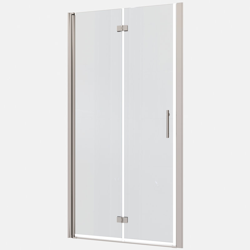 Porte de douche Universal, Nickel brossé