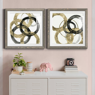 Ring I - ensemble de 2 peintures encadrées