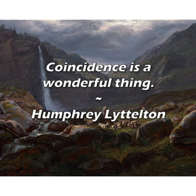Humphrey Lyttelton Quote: Coincidence is a wonderful thing.