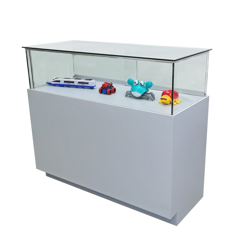 Vitrine en verre 48 x 20 x 30 "Présentoir avec lumières DEL