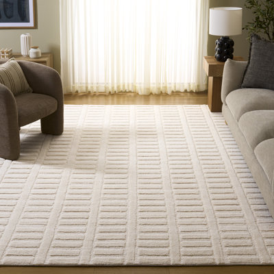 Tapis géométrique en laine touffeté à la main Mykonos 409