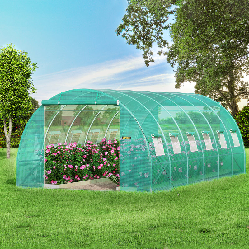 VEVOR Walk-in Tunnel Greenhouse, Green