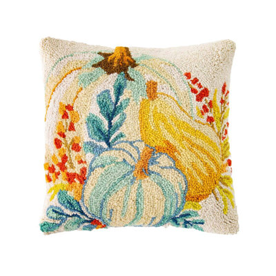 Wool Square Pillow Cover & Insert
