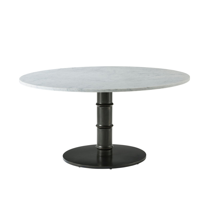 Kesden Round Marble Dining Table