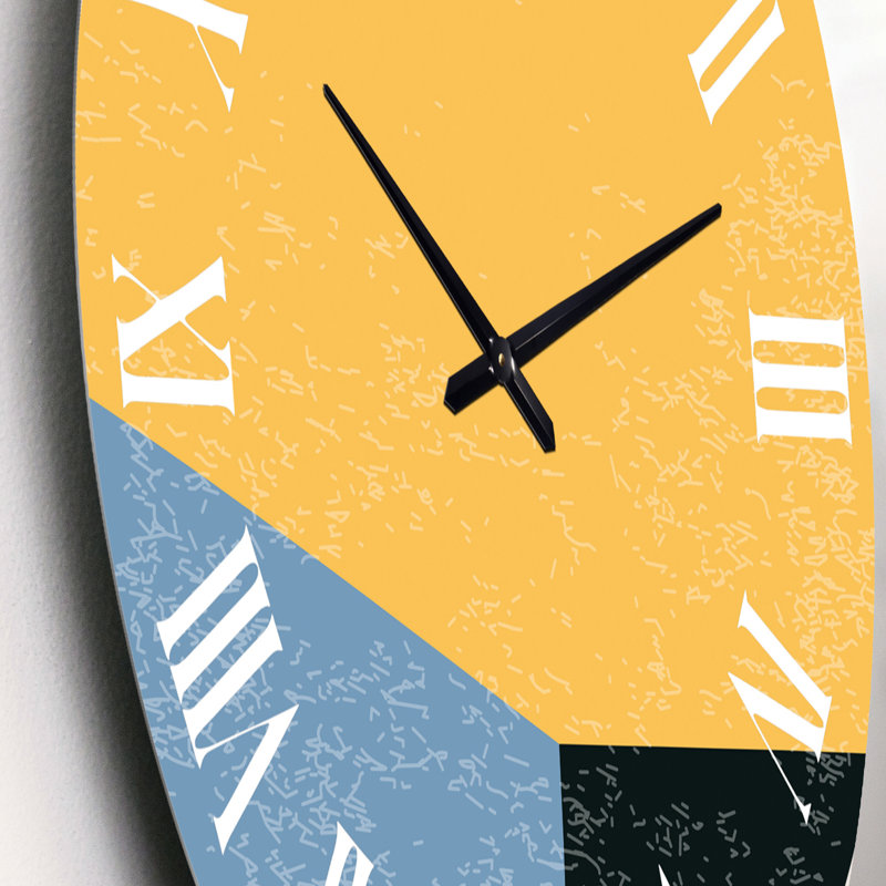 Minimal Compostions géométriques de formes élémentaires V - horloge murale moderne, Petit