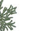 Ornement de Noël flocon de neige vert 7,5 "7,5"