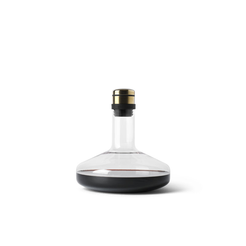 Norm Architects Wine Decanter, Clear/Brass