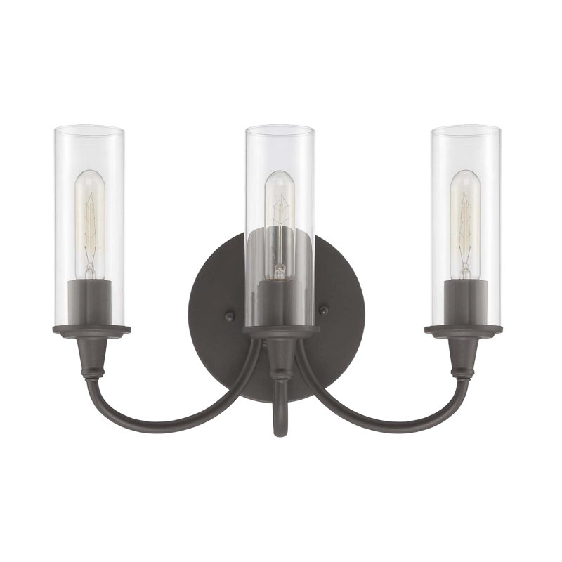 Éclairage pour salle de bain 3 lumières Eunice, Espresso