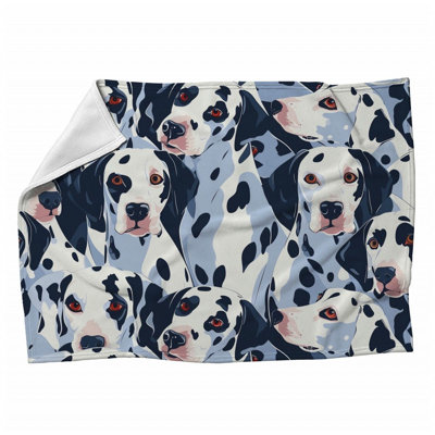 Jeté en molleton Dalmatian - Couvertures douces et chaudes pour animaux