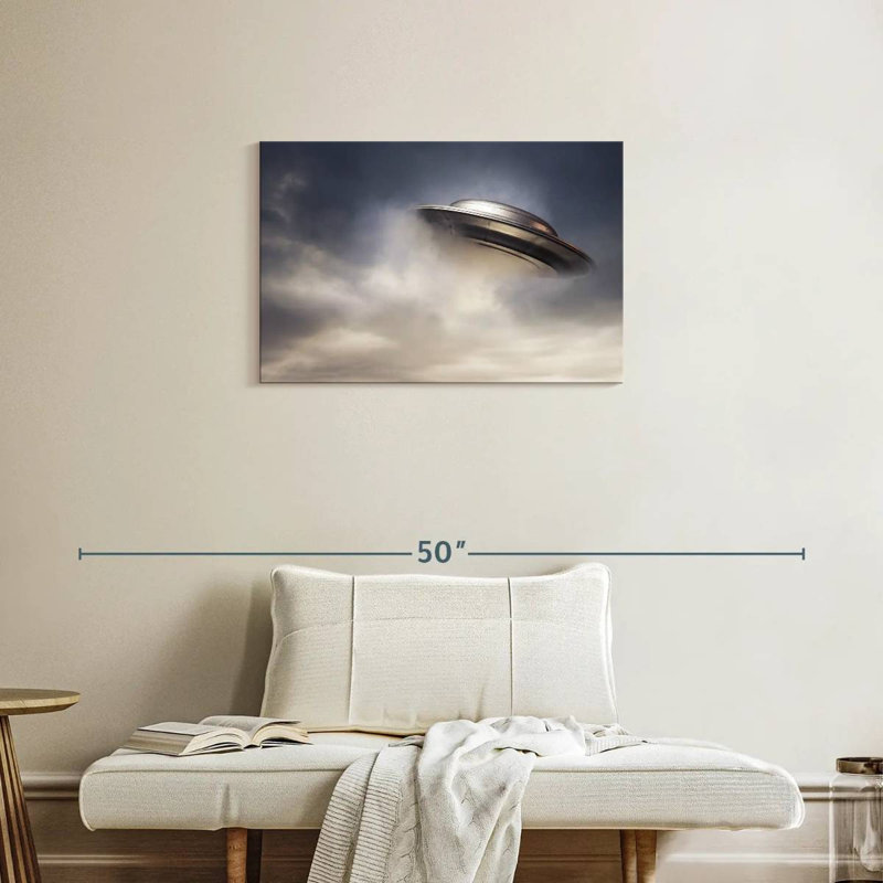 Kelan Flying UFO, 20" H x 30" W