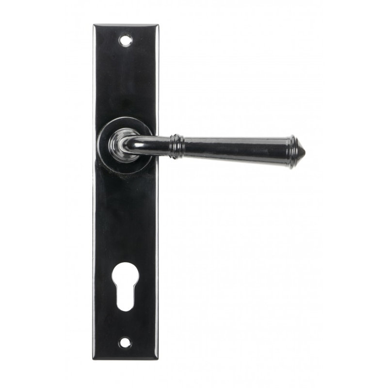 Regency Lock Door Handle Kit, Black