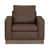 Similicuir brun chocolat est en rupture de stock