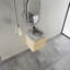 Meuble-lavabo mural 24 po avec lavabo d'art en céramique et porte à fermeture en douceur 24 po-121600114