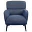 Chaise d'appoint Fitzgerald avec pieds en métal-1062457547