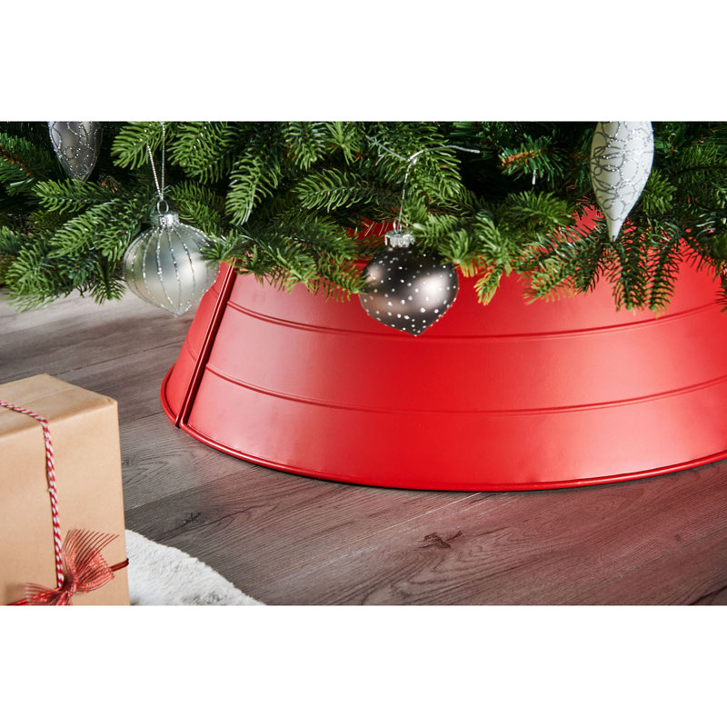 Marceline Metal Tree Collar, Red