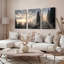 Ensemble de 3 tableaux sur toile « Chemin du coucher du soleil » pour la décoration du salon, de la chambre et de la maison-129397519