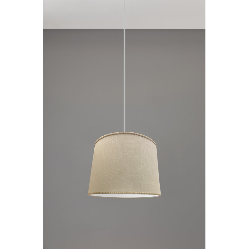 Luminaire suspendu tambour simple à 1 lumière Celestyn