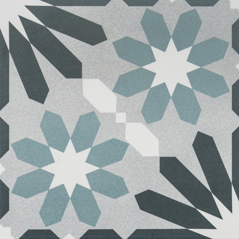 Venice 10" x 10" Patterned Porcelain Wall & Floor Tile