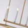Jesli 6 - Light Farmhouse Large Linear Lantern Open Frame Chandelier