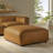 Auren Upholstered Vegan Leather Ottoman-107144034
