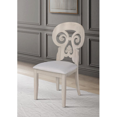 Jacarri Full Back Side Chair in Gray