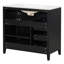 Meuble-lavabo noir 36 po avec lavabo-1204931884