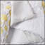 Ensemble d'édredon avec draps jaune simple TG
