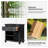 Elfine Traditional 28"W 1-Drawer Curved Front Solid End Tables with Pull-out Tray Set of 2-1737580900