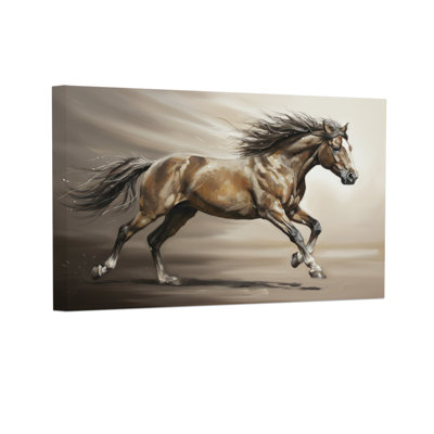 "Animaux qui courent", reproduction d'art sur toile