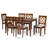 Aizak 6 - Person Solid Wood Top Four Leg Base Dining Set