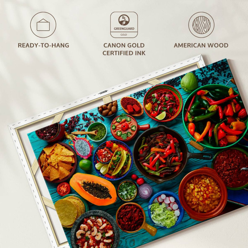 Yarlin Mexican Food Mix, 20" H x 30" W