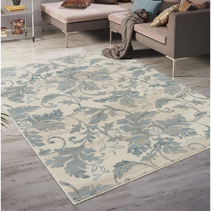 Tapis crème Mcdougle, Rectangle 5 pi x 7 pi