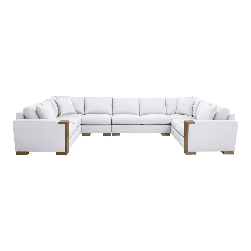Canapé modulaire 4 pièces Michael Weiss Abingdon, Neige Navada, Hampton