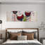 Vibrant Dripping Proteas by Elle Belle Art - Wrapped Canvas Panoramic Print-1958231590
