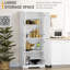 70.75" Farmhouse Kitchen Pantry Cabinet