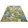 Leaves Turquoise/Green Indoor/Outdoor Rug