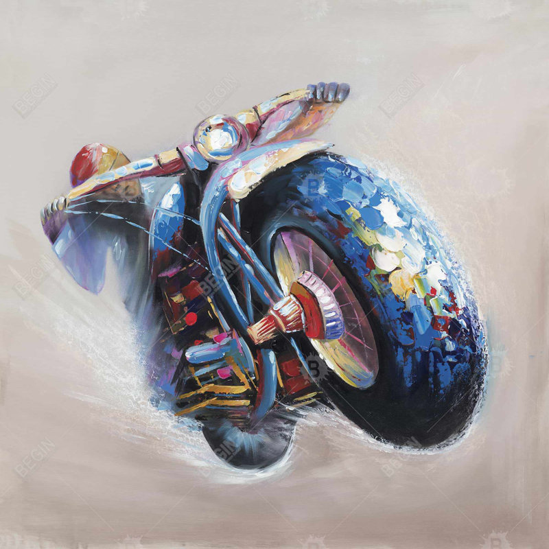 " Motorcycle In Jump "