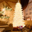 Arbre de Noël artificiel 7 pi avec branches en PVC 1880 PE et 900 lumières à DEL blanc chaud 