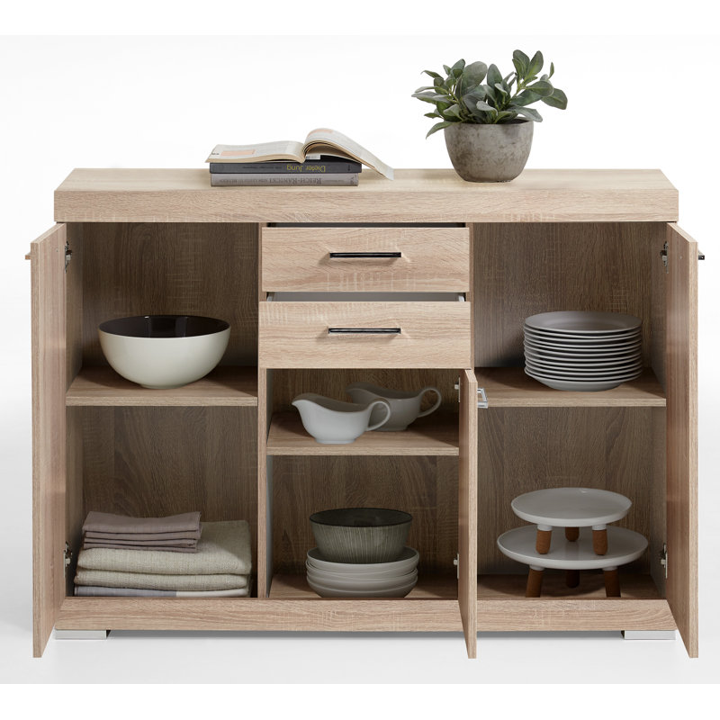 Charlton 120cm Sideboard, Light brown