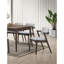Ensemble de chaises de salle à manger de style Mid-Century 2 pièces