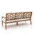 Breger 3-Piece Wood Patio Conversation Set